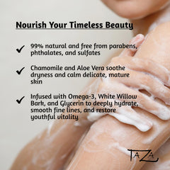 Taza Natural Omega-3 Hemp & Aloe Vanilla Mint Body Wash