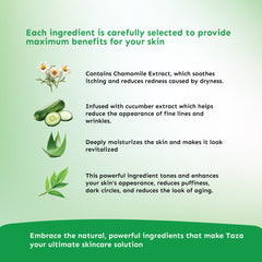 Taza Natural Botanical Extract Facial Cleanser