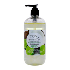 Taza Natural Omega-3 Hemp & Aloe Coconut Lime Body Wash