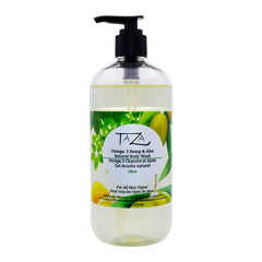 Taza Natural Omega-3 Hemp & Aloe Olive Body Wash