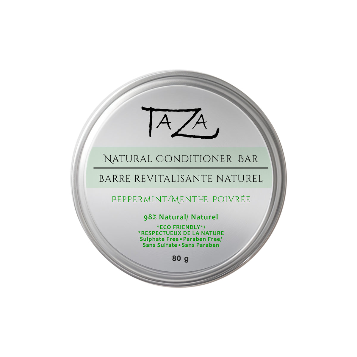 Premium Taza Natural Peppermint Conditioner Bar (90 g)