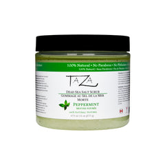 Taza Peppermint Dead Sea Salt Scrub
