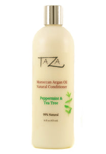 Taza Natural Moroccan Argan Oil Peppermint & Tea Tree Conditioner