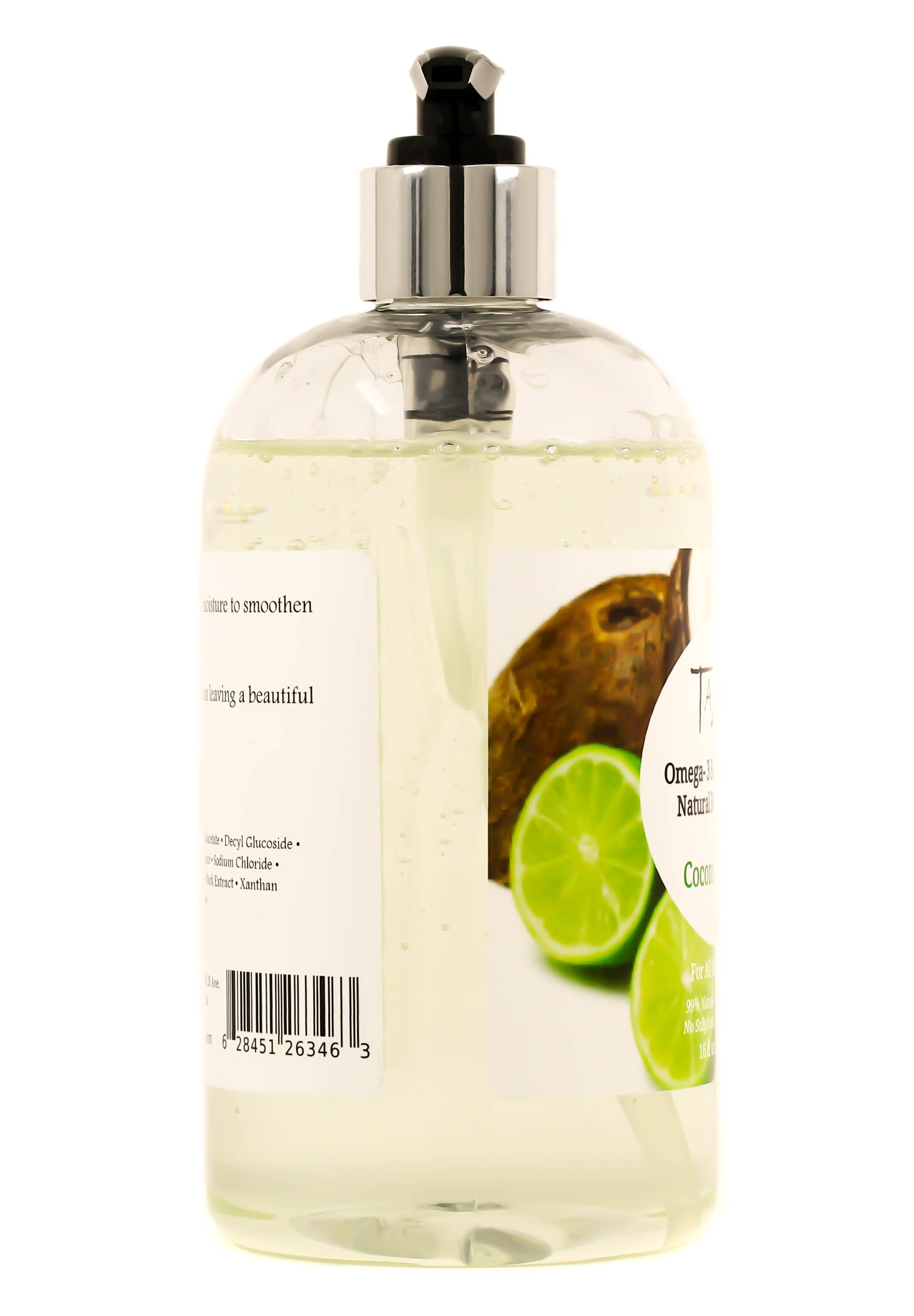 Taza Natural Omega-3 Hemp & Aloe Coconut Lime Body Wash