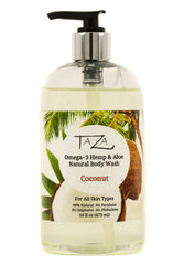 Taza Natural Omega-3 Hemp & Aloe Coconut Body Wash