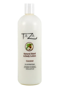 Taza Natural Coconut Hand & Body Lotion