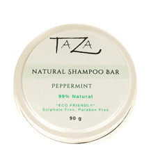 Premium Taza Natural Peppermint Shampoo Bar (90 g)