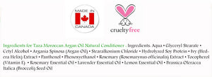 Taza Natural Moroccan Argan Oil Rosemary & Lavender Conditioner